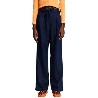 ESPRIT Damen 033ee1b345 Hose, 400/Navy, 30W / 30L