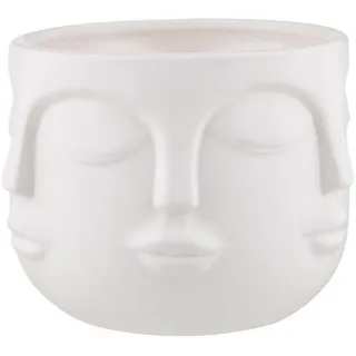 Butlers Blumentopf Artist , Weiß , Stein , 12 cm , Dekoration, Blumen & Blumentöpfe, Übertöpfe