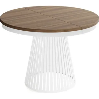 WFL GROUP Naro Ø 100 cm Walnuss Braun