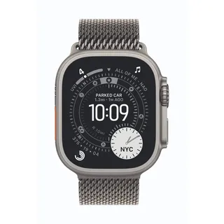 Watch Ultra 3 GPS + Cellular 49 mm Titangehäuse Natur Milanese Loop Natur M