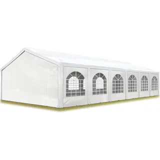 TOOLPORT Parzelle 12 x 6 m inkl. 14 Seitenteile Weiß
