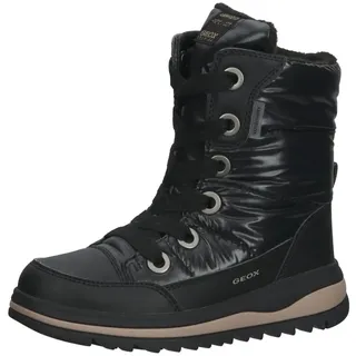 GEOX Mädchen J Adelhide Girl B Ab Stiefel, Schwarz, 30