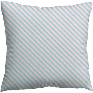 Schlafgut Kissenbezug "Premium Kissenbezug Woven Fade Satin (1 St)" Ton-in-Ton Reißverschluss, Fadendichte von 300tc, Streifen, OEKO Tex, lila light, blau light