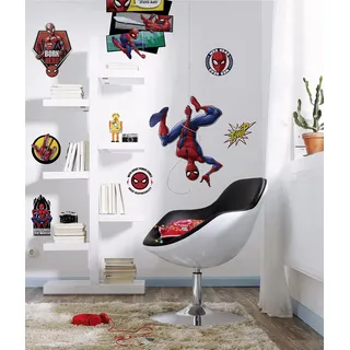 KOMAR Deko-Sticker Spider-Man Web 100 x 70 cm
