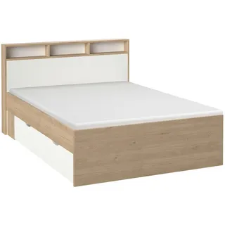Andas Tvilum Bett Ikast 140 x 200 cm Holzoptik Braun Eiche