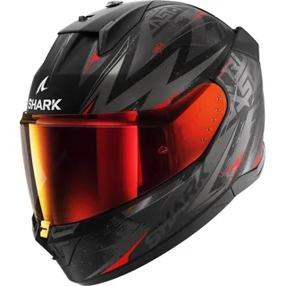 Shark D-Skwal 3 Blast-R Matt Schwarz/Grau/Rot S