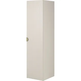 Selsey Moonir - Kleiderschrank 1-türig mit Kleiderstange und Schubladen, 50 cm, greige - Taupe