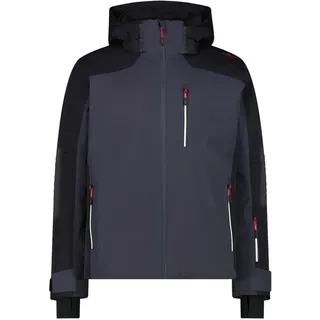 CMP Herren Skijacke Man Jacket Zip Hood 35W0067-U423 56 - Antracite - 56