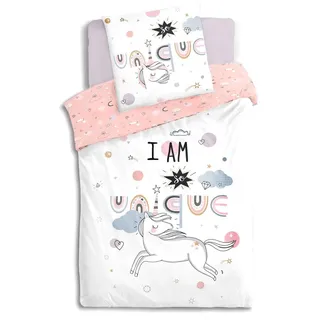 ATMOSPHERA CREATEUR D'INTERIEUR Bettwäsche 140x200 Einhorn