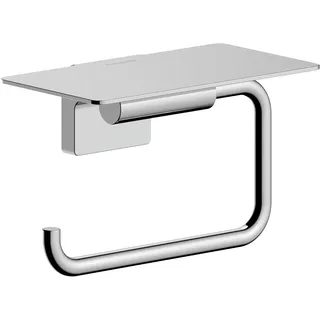 Hansgrohe AddStoris S Papierrollenhalter mit Ablage, 41789000, Farbe: Chrom,