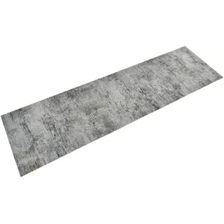 vidaXL Küchenteppich Teppichläufer 45 x 150 cm Grau