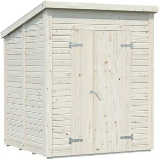 Leif Gerätehaus 183 x 170 cm Transparent Tauchgrundiert