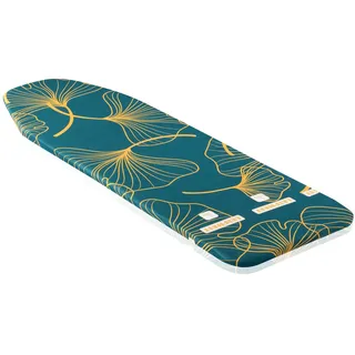 Leifheit Bügeltischbezug Cotton Comfort Universal, Überzug Bügelbrett bis max. 140 x 45 cm, Molton-Polsterung, Clip zum Nachspannen, auch für Dampfstationen und Dampfbügeleisen