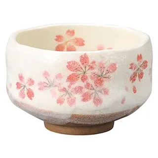 Mino Ware Japanese Matcha Bowl Chawan Heian Sakura Dia9.4cm