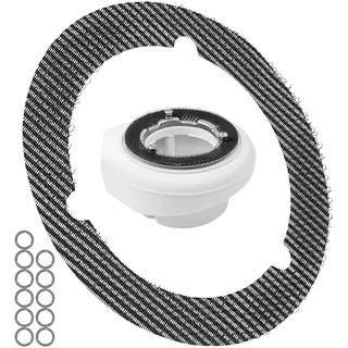 Abfluss Haarfänger, 12 Stück, kompatibel mit Viega Tempoplex Duschablauf Bj. 2006 - Heute, Einwegsieb Duschfilter, Haarsieb Dusche, Duschwanne Filter, Haarfilter Abflusssieb, Einsatz Wanne Ablauf Set