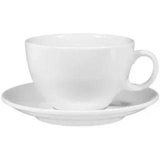 SELTMANN WEIDEN Milchkaffeetasse mit Untertasse 0,37 l Weiß