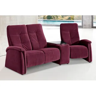 exxpo - sofa fashion Couch Kunstleder 3-Sitzer Rot
