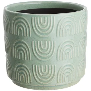 Butlers Blumenübertopf Rainbow , Pastellgrün , Keramik , 14x13x14 cm , Dekoration, Blumen & Blumentöpfe, Übertöpfe