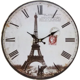 Myflair Möbel & Accessoires Wanduhr »"Eiffelturm II"« römische Ziffern, 33,8 cm