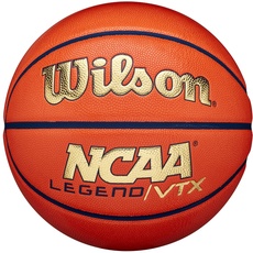 Wilson Basketball NCAA LEGEND VTX, Mischleder, Indoor- und Outdoor-Basketball