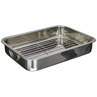 GSW Viereckpfanne mit Einsatz 40 cm 40 x 28 x 7,1 cm