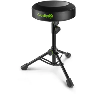 Gravity FD SEAT 1 - Runder Musikerhocker klappbar, höhenverstellbar