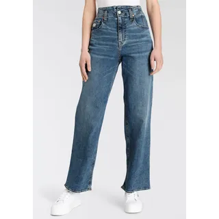 Herrlicher Gerade Jeans »Baggy Straight Recycled Denim«, mit High-Waist-Bund Herrlicher harborblue 31