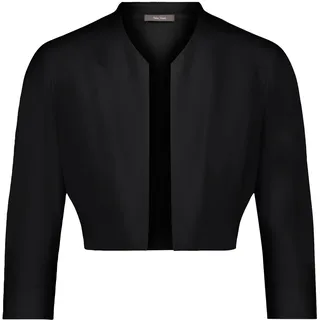 3/4-Arm-Shirt VERA MONT "Bolero-Jacke figurbetont", Damen, Gr. 44, schwarz, Obermaterial: 95% Polyester PES. 5% Elasthan EL., Shirts 3/4-Arm-Shirt