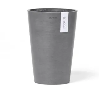Ecopots Vase Pisa Grau 14 cm x 20 cm