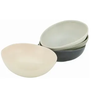 Creatable Müslischalenset , Multicolor , Keramik , 4-teilig , 16.5x5.2x20.5 cm , Geschirr, Schalen & Schüsseln, Müslischalen