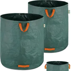 Gartenabfallsack 2er-Set Grün je 500 Liter