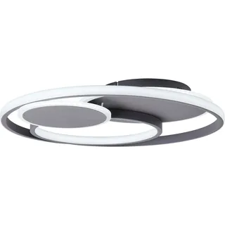 Brilliant Runda 1 LED dunkelgrau Ø 50 cm, 5200 lm, dimmbar, Fernbedienung