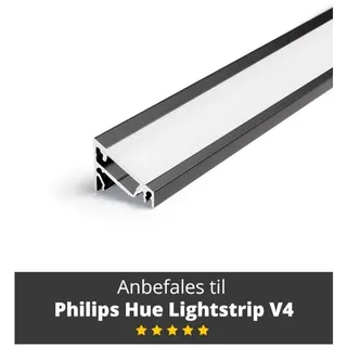 Light Solutions Aluminum Strip - Model C til Philips Hue and LIFX - 1 meter