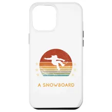 Hülle für iPhone 15 Pro Max Snowboard-Leidenschaft des alten Mannes: zeitloses alpines Abenteuer
