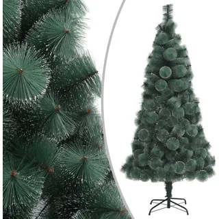 The Living Store Künstlicher Weihnachtsbaum mit Ständer Grün 120 cm PET - Grün