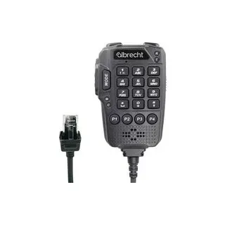 Albrecht Ansteck Sprach-Mikrofon Multifunktionales Mikrofon für AE 5900 Mini SSB