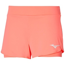 Mizuno Damen Flex Lässige Shorts, Candy Coral, Medium