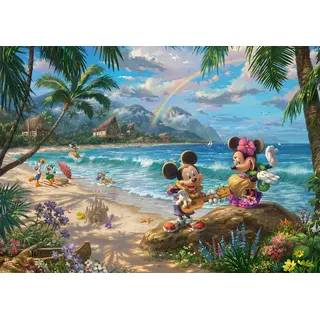 Schmidt Spiele Disney, Mickey und Minnie in Hawaii 1000 Teile Puzzle, bunt[Exklusiv bei Amazon]