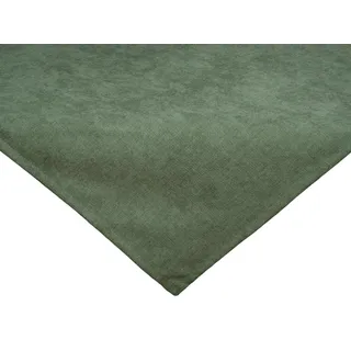 beties Farbton-Serie XS Mitteldecke ca. 60x60 cm Premium Uni Tischdecke aus deutschem Unternehmen, Chenille-Haptik in Raumausstatter Qualität - oliven-grün