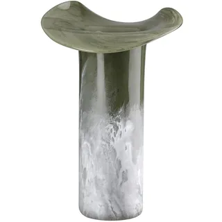 Gilde Tischvase GILDE Vase Ambos grün", grün, B:27cm H:36cm T:27cm, Glas, Vasen, Tischvase