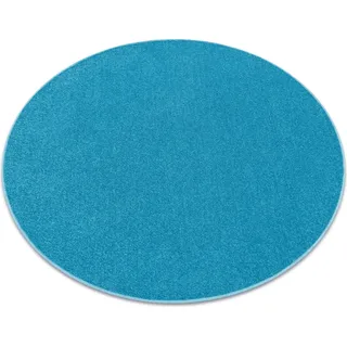 Teppich rund ETON türkis Blau rund 150 cm - Blau