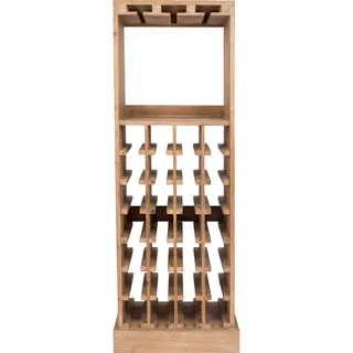 Dutchbone Weinregal 43,5 x 118,5 x 31,5 cm Beige