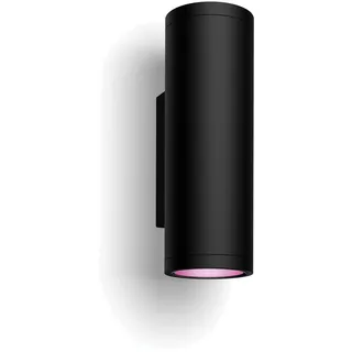 Philips Außenwandleuchte Aluminium 24,0 cm 2er Set schwarz