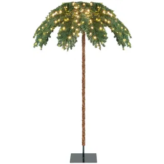 Costway Weihnachtsbaum Grün , Kunststoff , 180 cm , Dekoration, Weihnachtsdekoration, Christbäume & Zubehör
