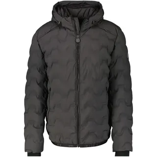Outdoorjacke LERROS "Leichter Kapuzen-Blouson", Herren, Gr. XL, schwarz, 100% Polyester, Jacken Outdoorjacke