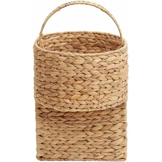 Treppenkorb Natur 28 x 26 x 47 cm Wasserhyazinthe - Braun