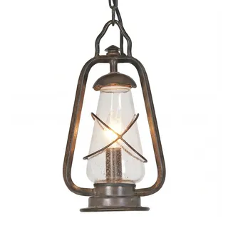 Hängeleuchte IP43 Schmiedeeisen in Bronze E14 Rustikal HARIETT Außen Laterne