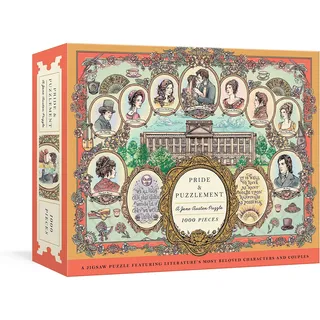 Pride and Puzzlement: A Jane Austen Puzzle: A 1000-Piece Jigsaw Puzzle Featuring Literature's Most Beloved Characters and Couples: Jigsaw Puzzles for Adults