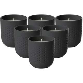 Villeroy & Boch Manufacture Collier Noir Duftkerze 6 St. schwarz