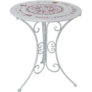 Garden Pleasure Bayo Bistrotisch Ø 60 x 70 cm Weiß
